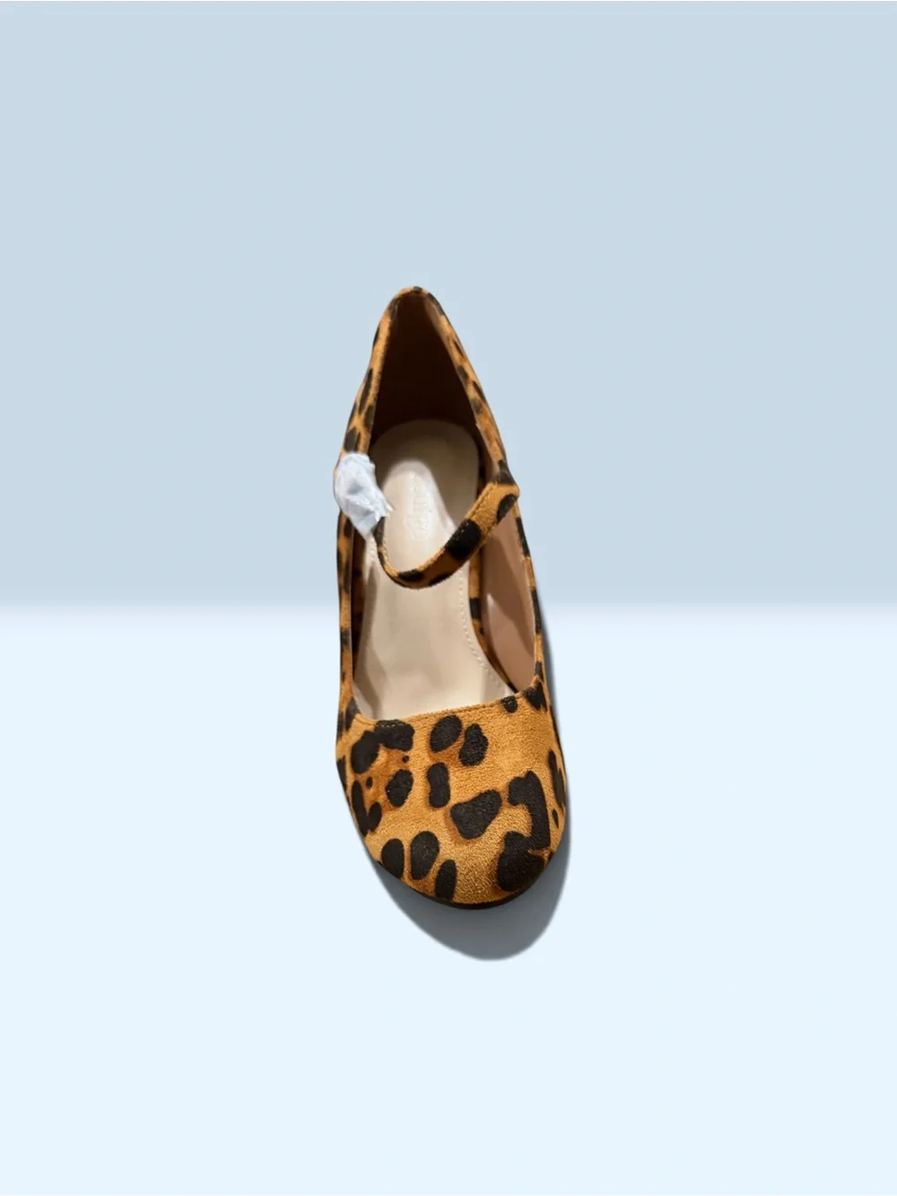 Leopard Print Mary Jane Wedge Pump - Women
